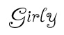 Girly Font